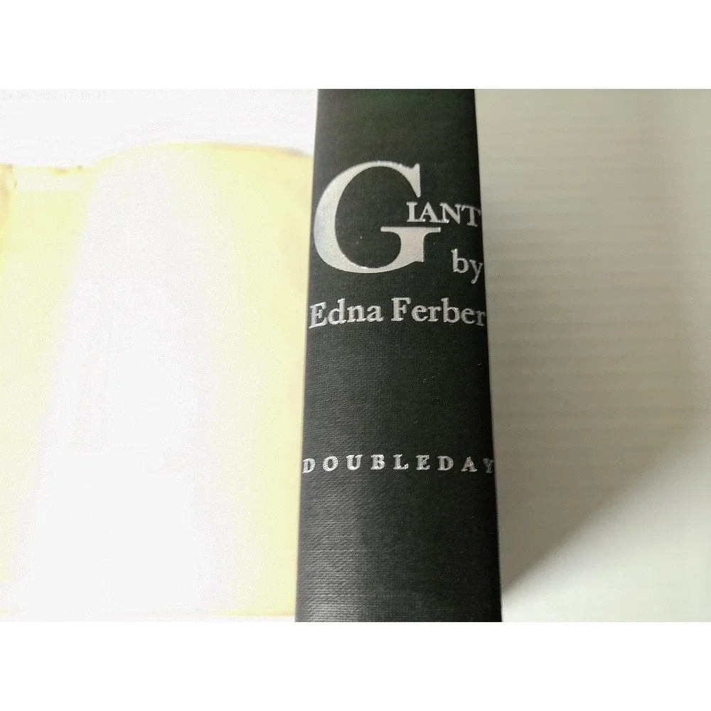 Giant Edna Ferber‎ 1952 Hardcover Book Doubleday BOMC Dust Jacket Vintage Texas
